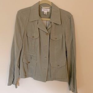 Olive Green Calvin Klein Jacket L
